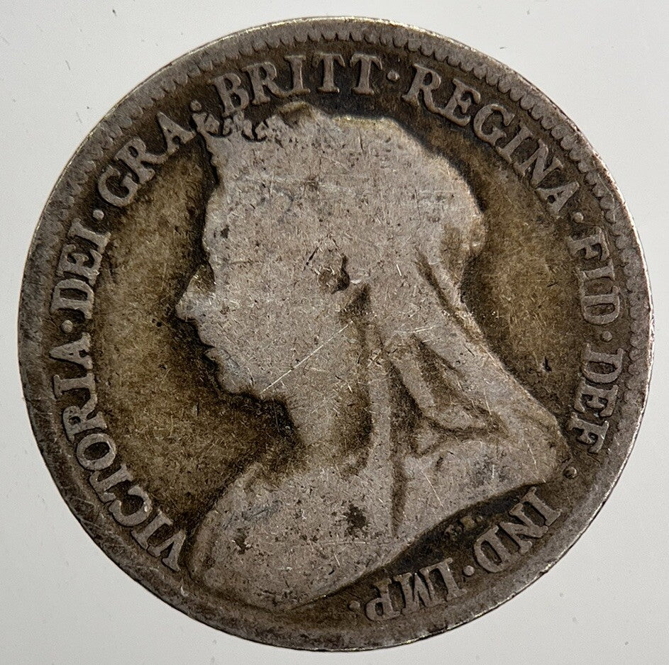 1900 Victoria Sixpence Silver Coin | Collectable Grade