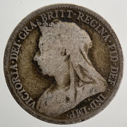 1900 Victoria Sixpence Silver Coin | Collectable Grade