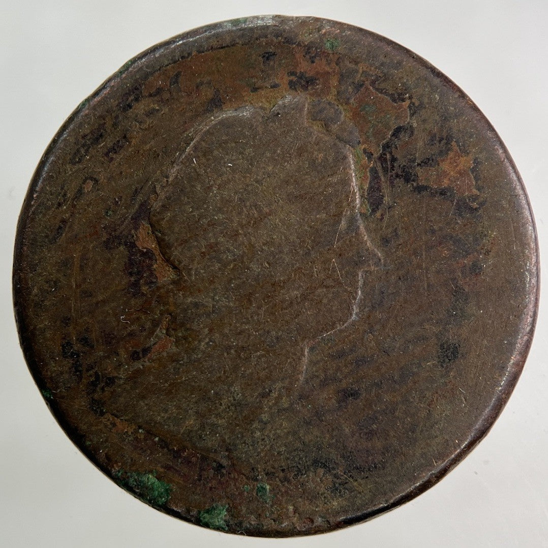 1722 George I 1st Half - Penny Coin | Fair Grade