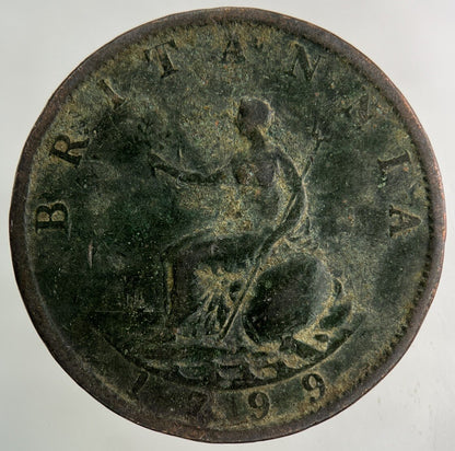 1799 George III 3rd Half - Penny Coin | Collectable Grade