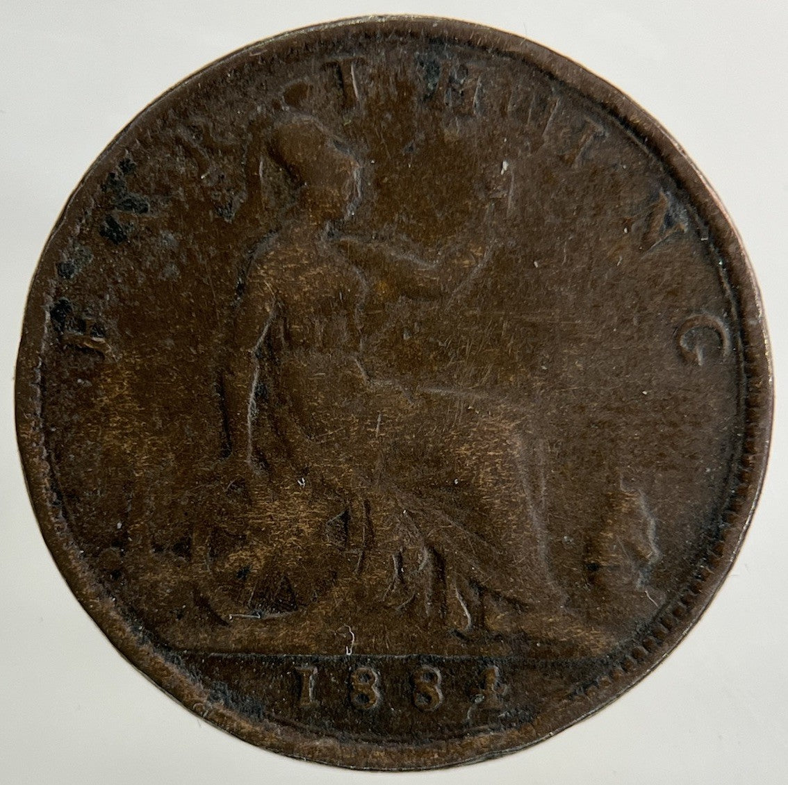 1884 Victoria Farthing Coin | Collectable Grade