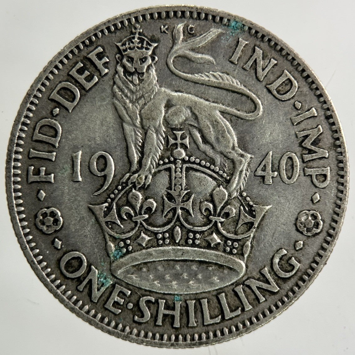 1940 George VI Shilling Silver Coin | Fine Collectable Grade