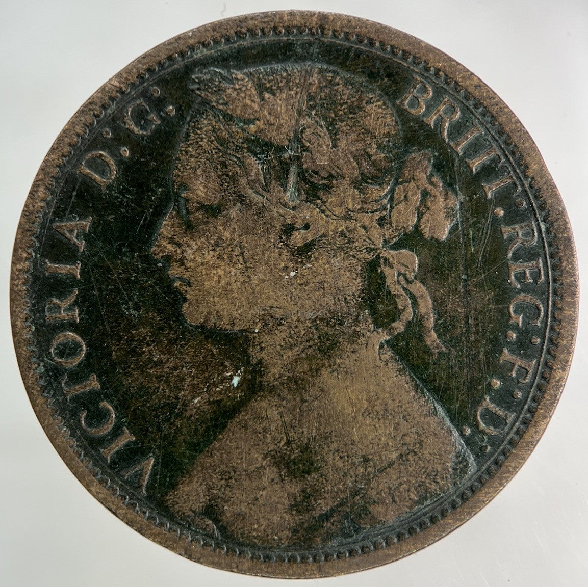 1874 - H Victoria One Penny Coin | Collectable Grade