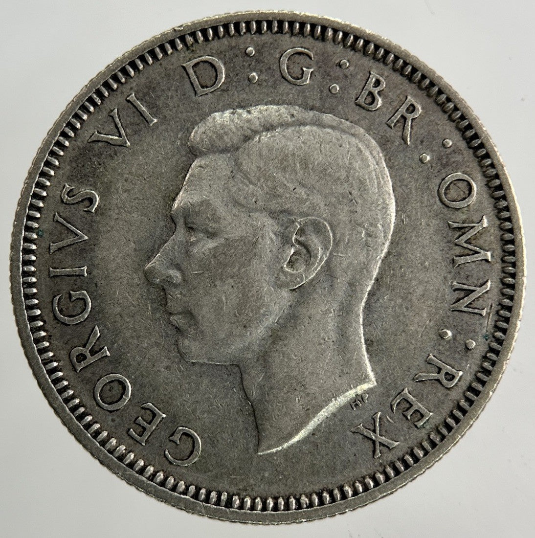 1944 George VI Shilling Silver Coin | Fine Collectable Grade