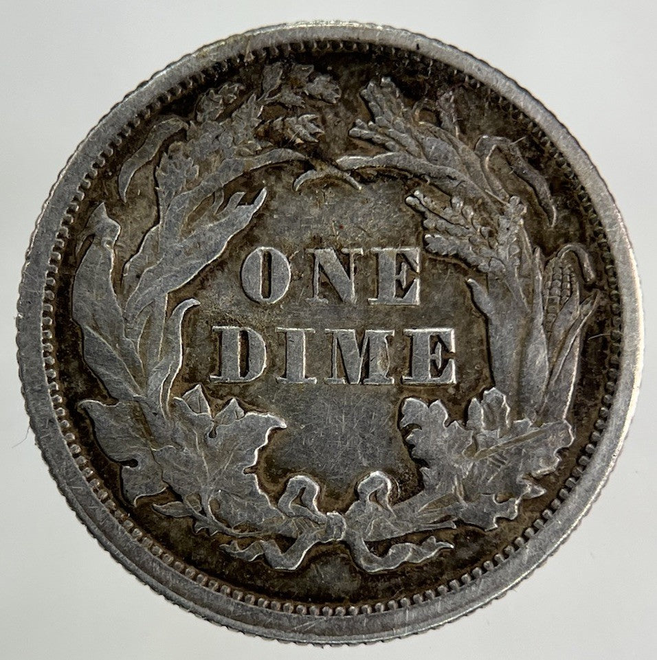 1872 US USA One Dime Silver Coin | Very High Grade
