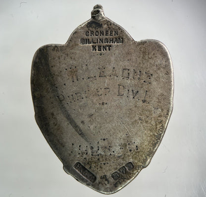 Old British Croneen Gillingham Kent Silver Medal Coin | Collectable Grade