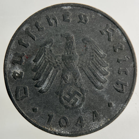 1944 Germany German Nazi 10 Pfennig Coin | Collectable Grade