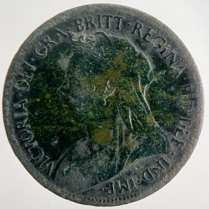 1901 Victoria Half - Penny Coin | Collectable Grade | a7146