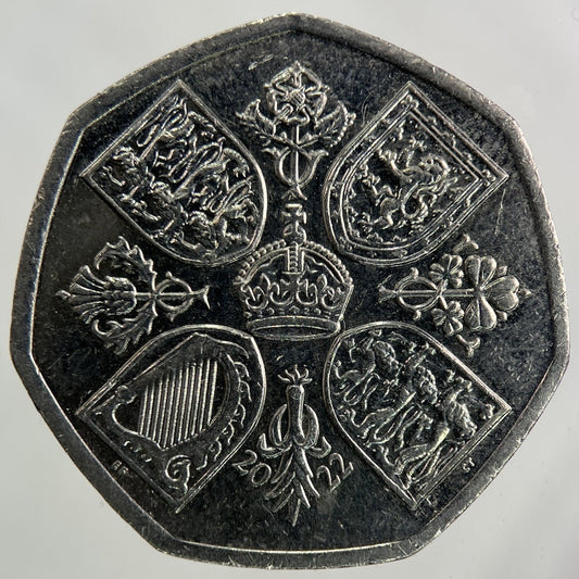 2022 Charles III 3rd Coronation 50p Fifty - Pence Coin | Collectable Grade