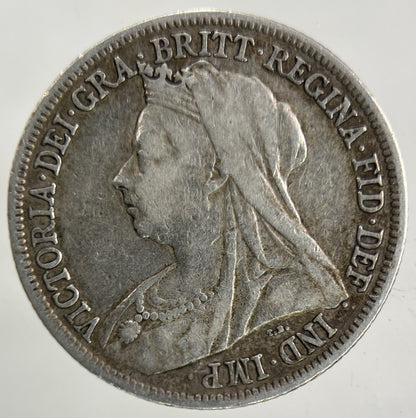 1899 Victoria Shilling Silver Coin | Fine Collectable Grade