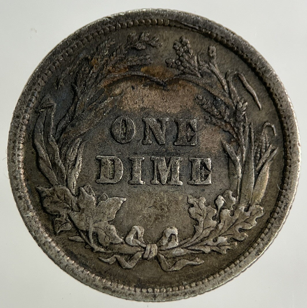 1896 US USA Barber One Dime Silver Coin | Very High Grade