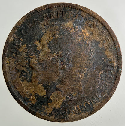 1916 George V Half - Penny Coin | Fair Grade