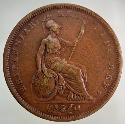 1826 George IV One Penny Coin | Very High Grade