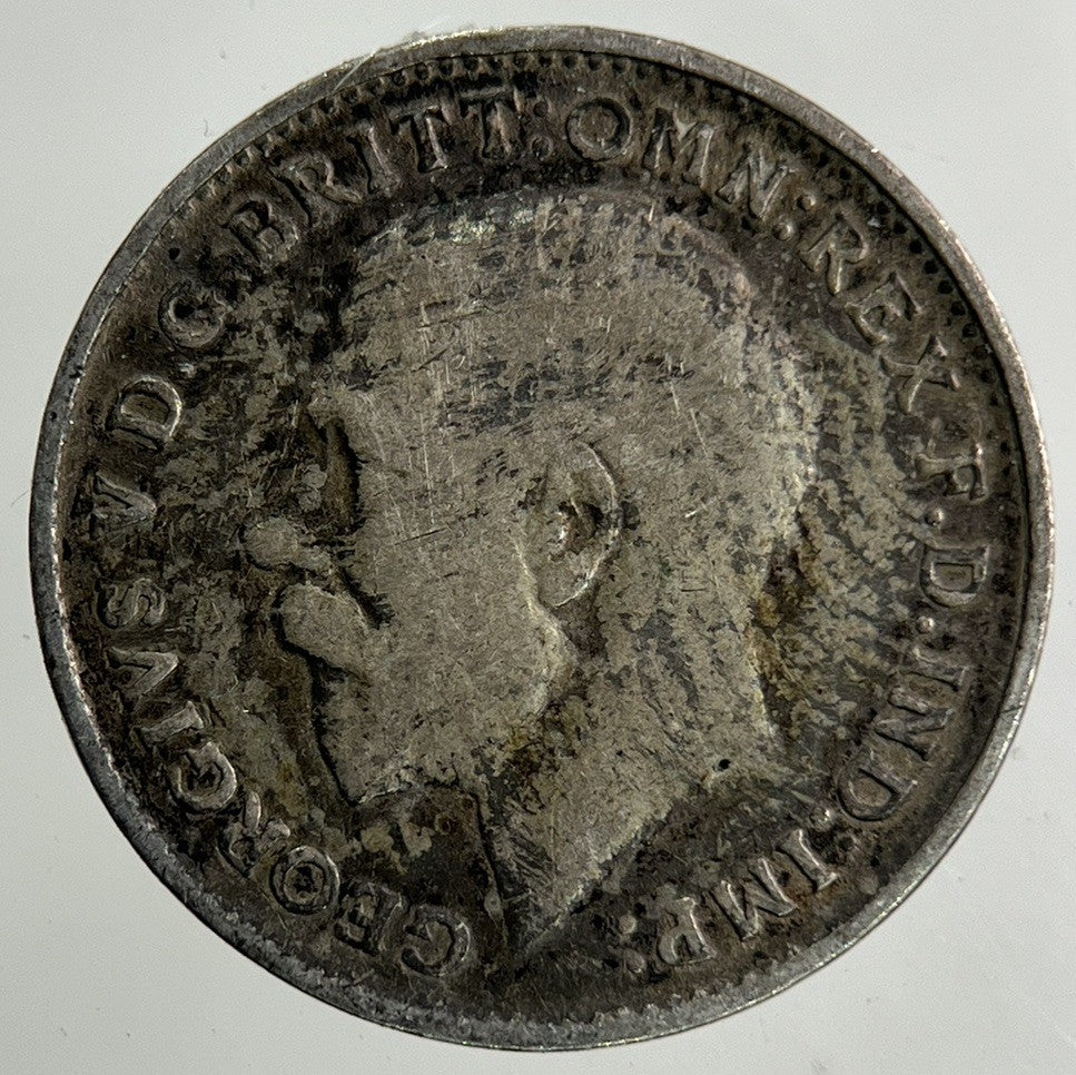 1919 George V Threepence Silver Coin | Fine Collectable Grade