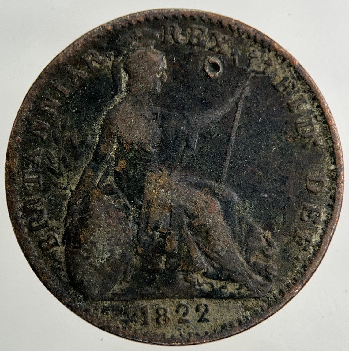 1822 George IV Farthing Coin | Collectable Grade