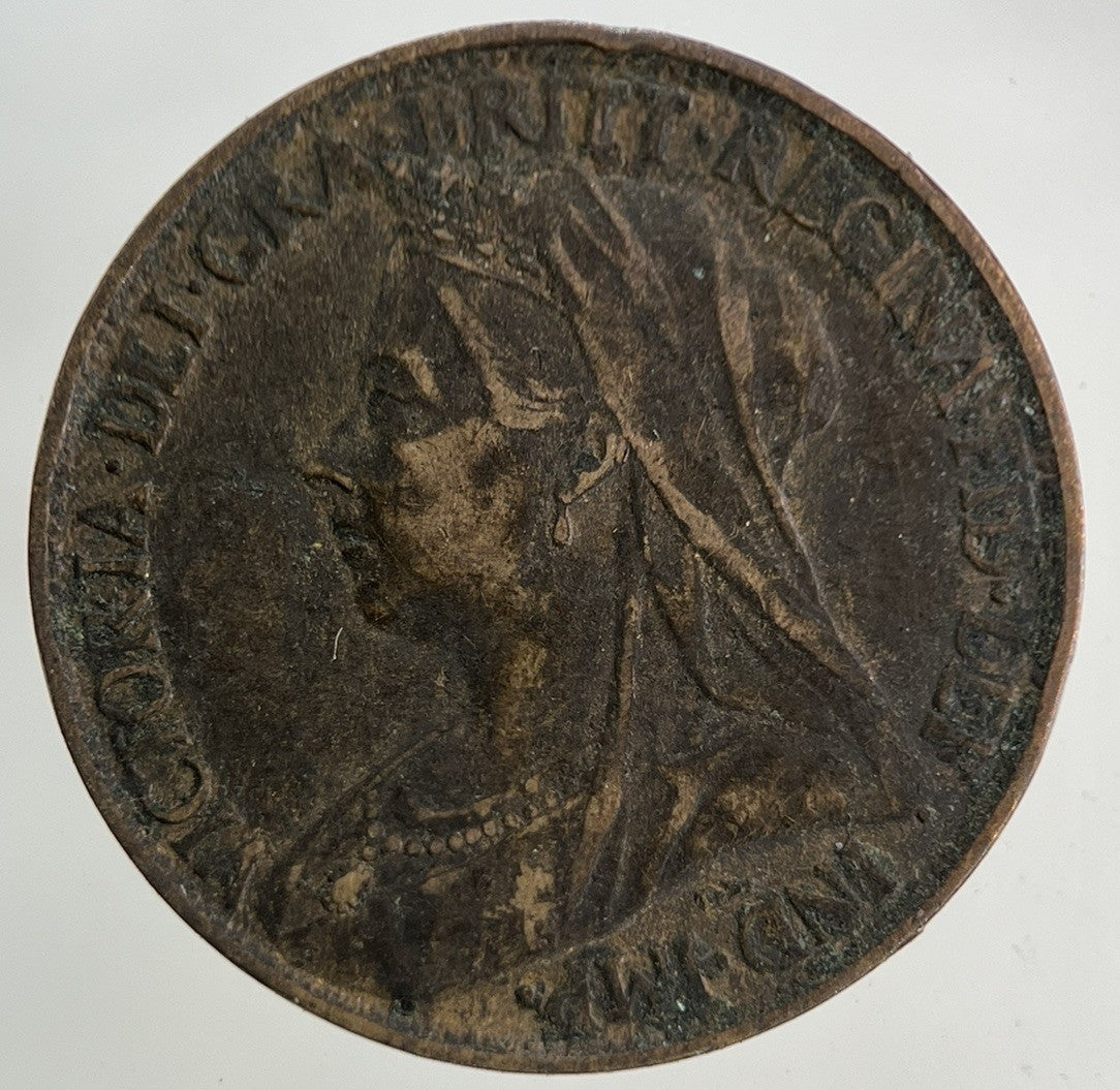 1900 Victoria Farthing Coin | Fine Collectable Grade