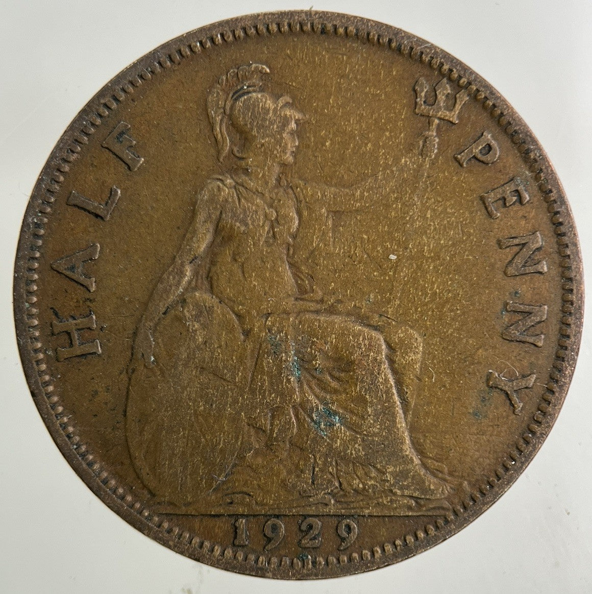 1929 George V Half - Penny Coin | Collectable Grade
