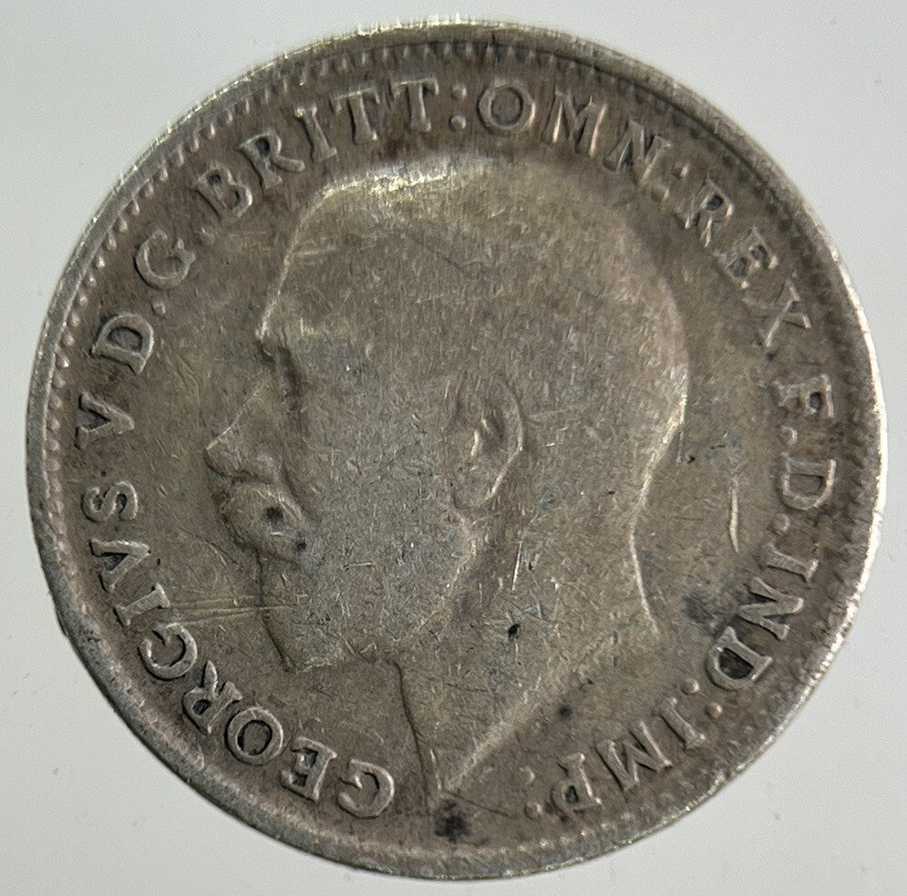 1914 George V Threepence Silver Coin | Fine Collectable Grade