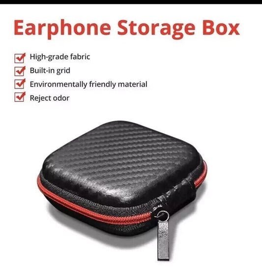 Portable Headset Earphone Hard Case Storage Pouch Box Bag shell Earbud