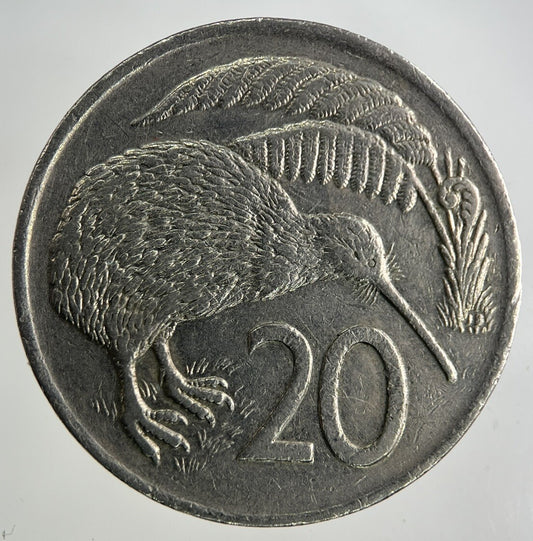 1976 New Zealand 20 Cents Coin | Fine Collectable Grade