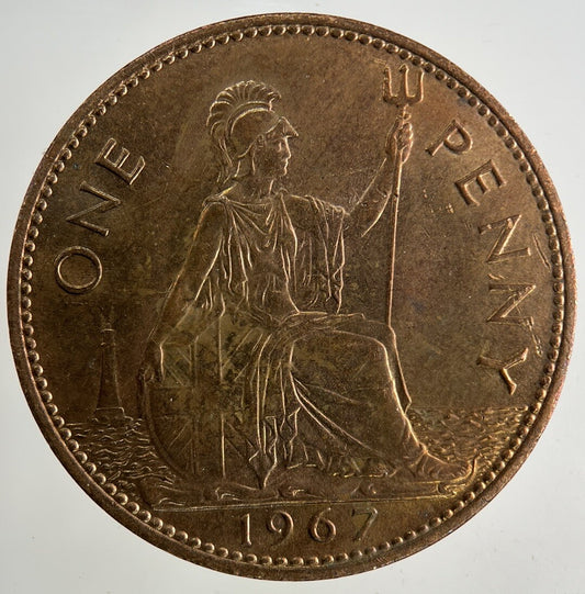 1967 Elizabeth II 2nd One Penny Coin | Very High Grade