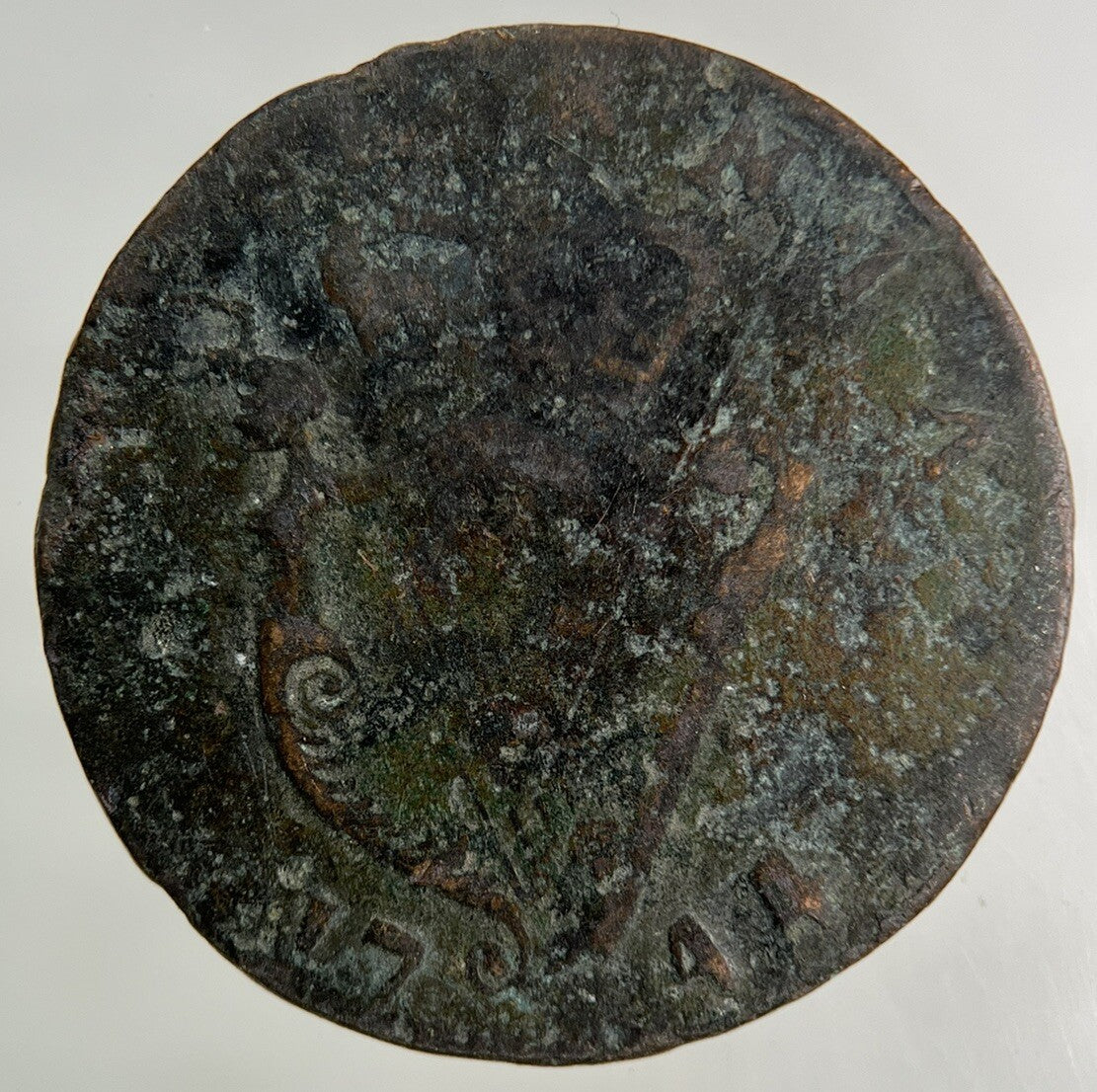 1744 Irish Half - Penny Coin | Collectable Grade