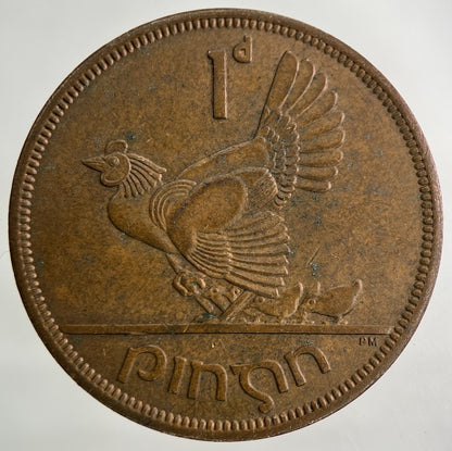 1964 Irish Ireland One Penny Coin | Very High Grade