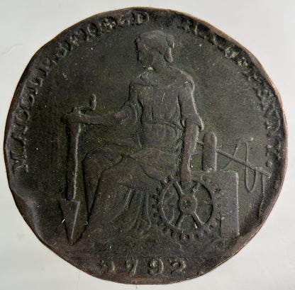 1792 Macclesfield Half - Penny Coin | Collectable Grade