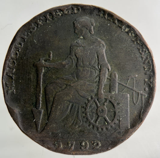 1792 Macclesfield Half - Penny Coin | Collectable Grade