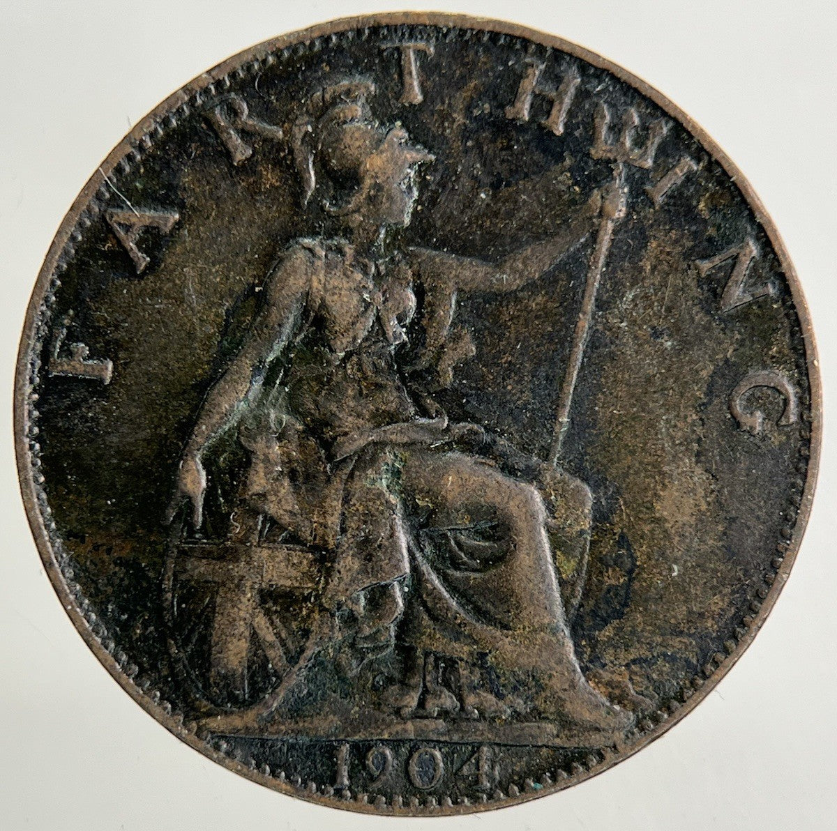 1904 Edward VII Farthing Coin | Fine Collectable Grade