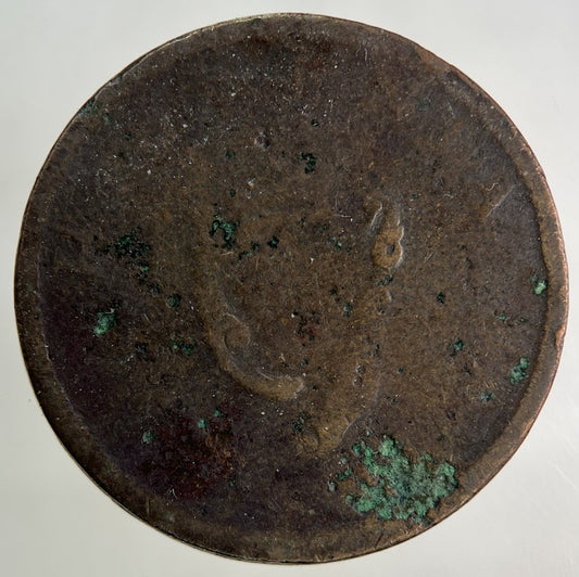 Irish Half - Penny Coin | Worn Grade