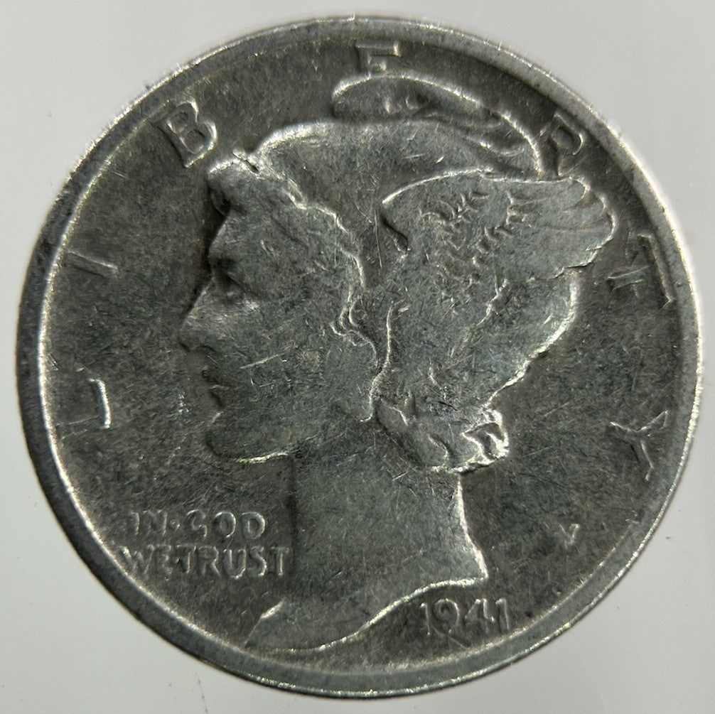 1941 US USA Mercury Dime Silver Coin | Collectable Grade