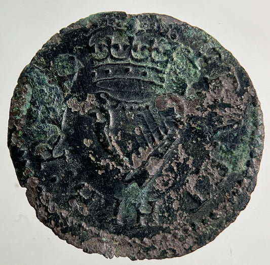 1625 - 34 Irish Harp Farthing Hammered Coin | Fine Collectable Grade