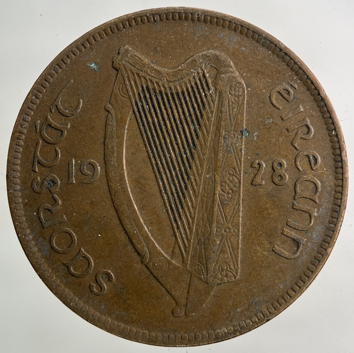 1928 Irish One Penny Coin | Collectable Grade