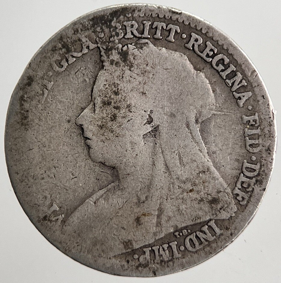 1899 Victoria Threepence Silver Coin | Collectable Grade | a5725
