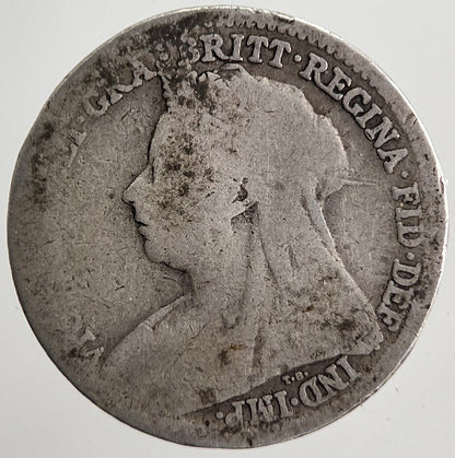 1899 Victoria Threepence Silver Coin | Collectable Grade | a5725