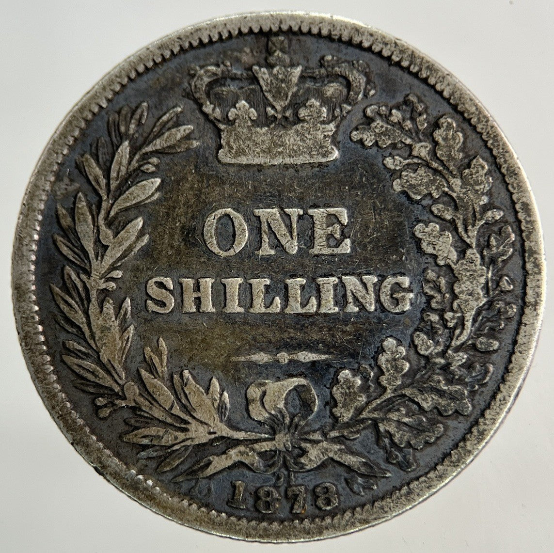 1878 Victoria Shilling Silver Coin | Fine Collectable Grade