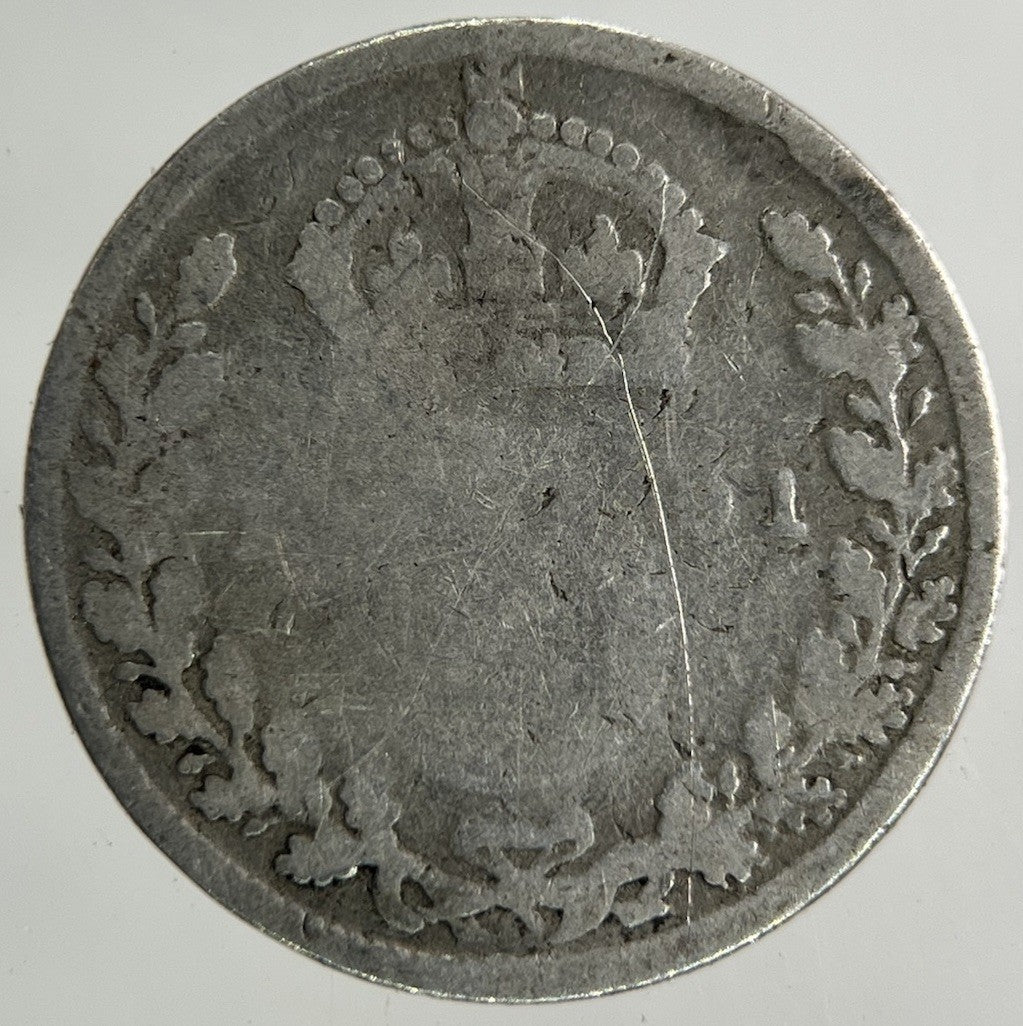 1891 Victoria Threepence Silver Coin | Fair Grade