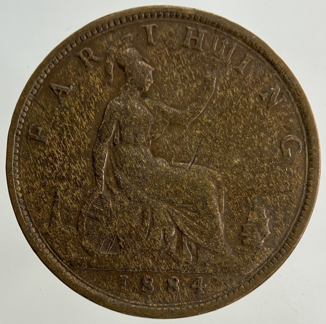 1884 Victoria Farthing Coin | Collectable Grade