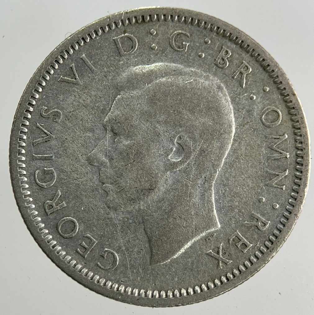1939 George VI Sixpence Silver Coin | Fine Collectable Grade