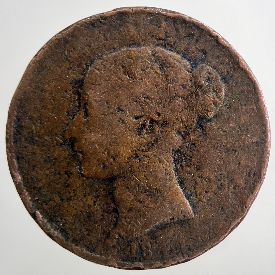 1841 Victoria Half - Penny Coin | Collectable Grade | a9305
