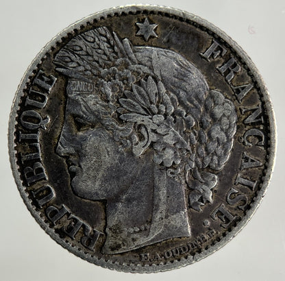 1873 France 50 Centimes Silver Coin | Fine Collectable Grade