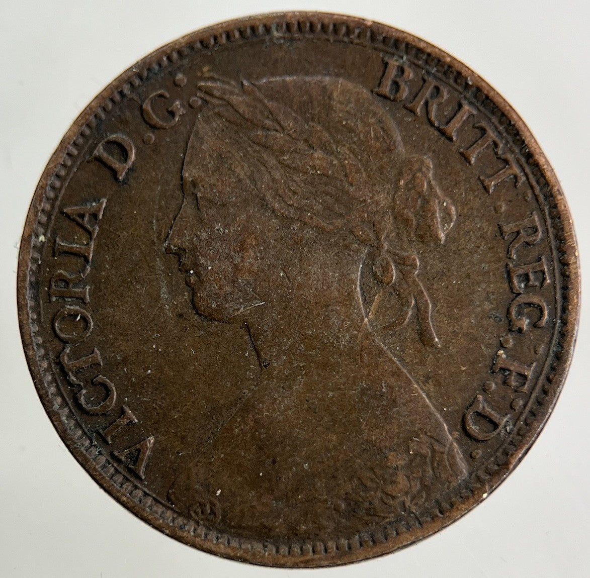 1860 Victoria Farthing Coin | Fine Collectable Grade