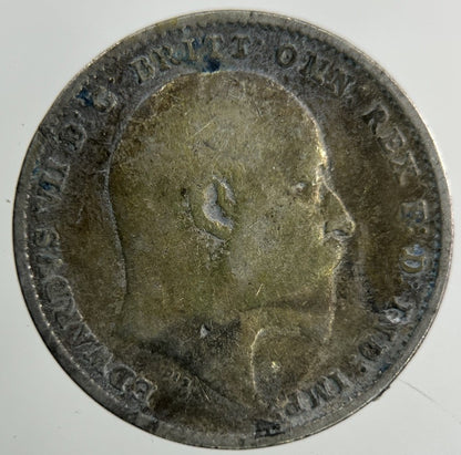 1907 Edward VII Threepence Silver Coin | Collectable Grade