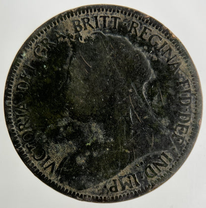 1901 Victoria Half - Penny Coin | Collectable Grade