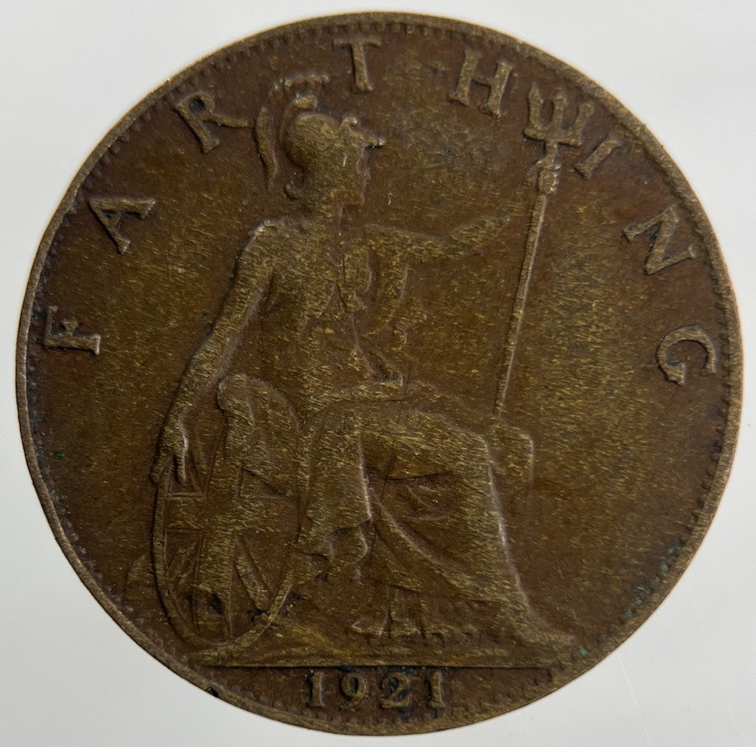 1921 George V Farthing Coin | Collectable Grade