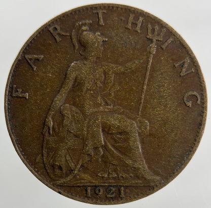 1921 George V Farthing Coin | Collectable Grade