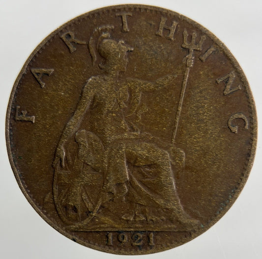 1921 George V Farthing Coin | Collectable Grade