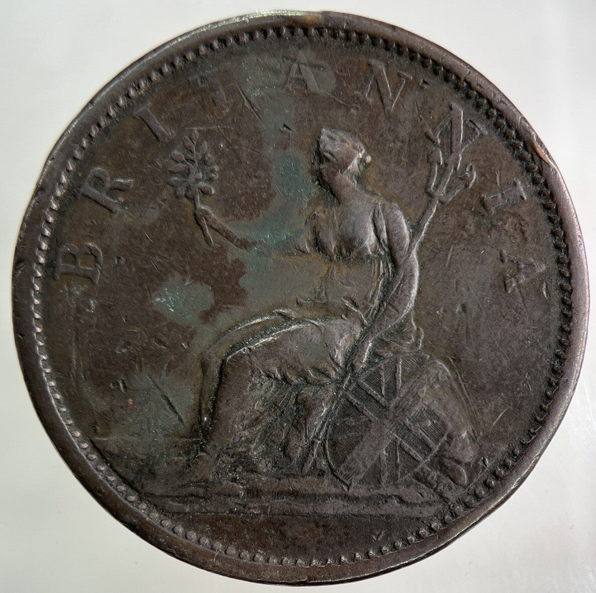 1807 George III 3rd One Penny Coin | Fine Collectable Grade