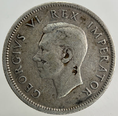 1941 South Africa Shilling Silver Coin | Fine Collectable Grade